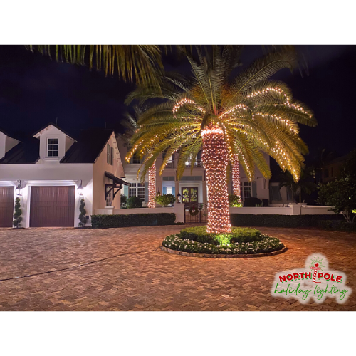 south florida's premier holiday lighting company, outdoor christmas lights, home holiday lighting, house christmas light installs, outdoor holiday decorations, residential outdoor lighting, christmas lights on trees, north pole holiday lighting, outdoor christmas decor, holiday light installation palm beach county florida, palm beach holiday lights, christmas light installation tips, christmas light installers near me