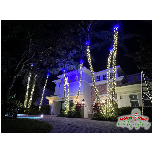 south florida's premier holiday lighting company, outdoor christmas lights, home holiday lighting, house christmas light installs, outdoor holiday decorations, residential outdoor lighting, christmas lights on trees, north pole holiday lighting, outdoor christmas decor, holiday light installation palm beach county florida, palm beach holiday lights, christmas light installation tips, christmas light installers near me